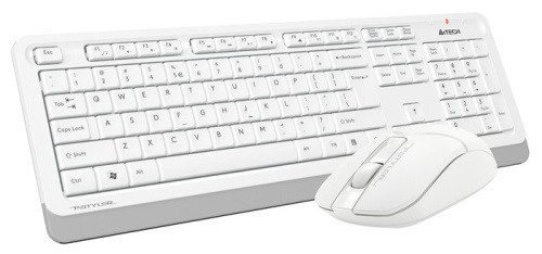 Клавиатура + мышь A4Tech Fstyler FG1012 (белый) фото 5