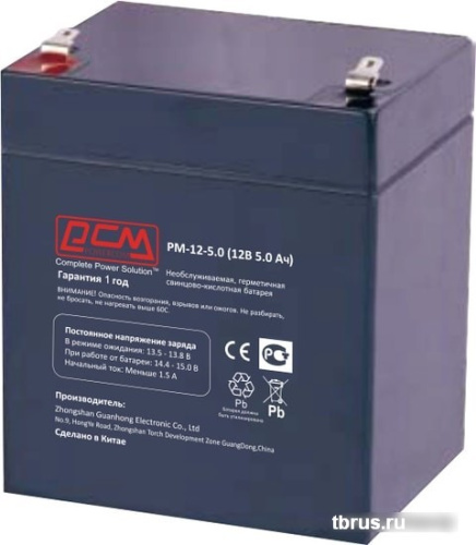 Аккумулятор для ИБП Powercom PM-12-5.0 фото 3