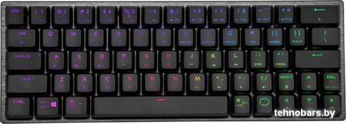 Клавиатура Cooler Master SK622 (TTC Low Profile Red, серый космос) фото 3