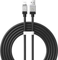 Кабель Baseus CoolPlay Series Fast Charging Cable 2.4A USB Type-A - Lightning (2 м, черный)