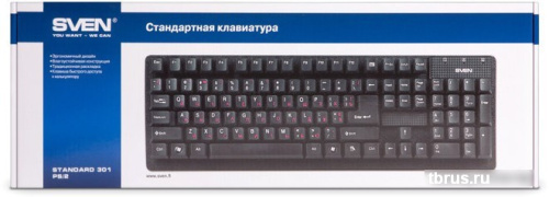 Клавиатура SVEN Standard 301 Black фото 6