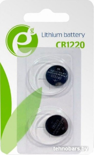 Батарейки EnerGenie Lithium CR 1220 2 шт. EG-BA-CR1220-01 фото 3