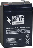 Аккумулятор для ИБП Security Power SP 6-2.8 F1 (6В/2.8 А·ч)