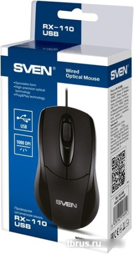 Мышь SVEN RX-110 USB (черный) фото 6