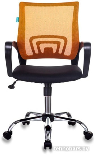 Кресло Бюрократ CH-695N/SL/OR/BLACK (черный/оранжевый) фото 4
