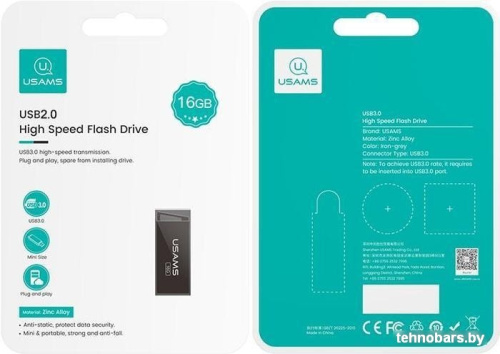 USB Flash Usams USB2.0 High Speed Flash Drive 4GB фото 4