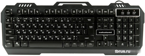 Клавиатура Nakatomi KG-35U (черный) фото 6