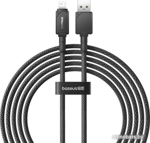 Кабель Baseus Unbreakable Series USB Type-A - Lightning (2 м, черный) фото 4
