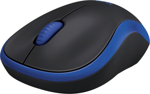 Мышь Logitech M185 (черный/синий) фото 4