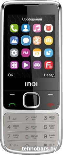 Мобильный телефон Inoi 243 (серебристый) фото 4