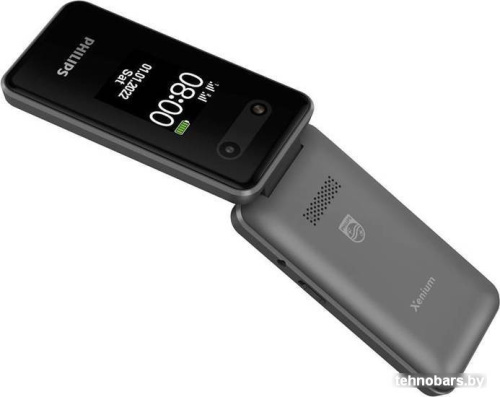 Кнопочный телефон Philips Xenium E2602 (темно-серый) фото 5