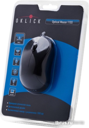 Мышь Oklick 115S Optical Mouse for Notebooks фото 7