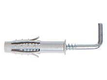 Дюбель с Г-образным крючком 6х35 мм (4 шт в зип-локе) STARFIX SMZ1-91282-4