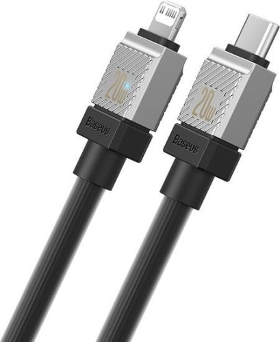 Кабель Baseus CoolPlay Series USB Type-C - Lightning (2 м, черный) фото 4