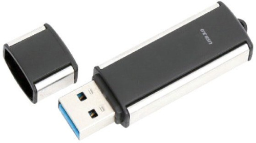 USB Flash Platinet X-Depo USB 3.0 128GB (черный/серебристый) фото 3