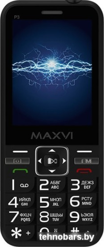 Мобильный телефон Maxvi P3 (черный) фото 4