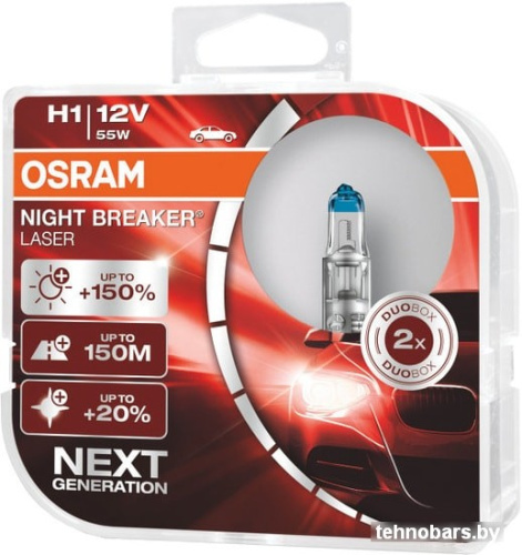 Галогенная лампа Osram H1 64150NL-HCB 2шт фото 3