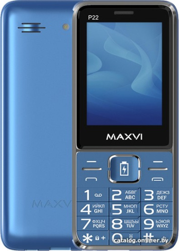 Кнопочный телефон Maxvi P22 (маренго) фото 3