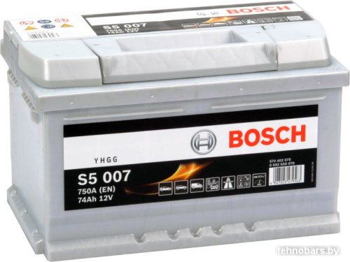 Автомобильный аккумулятор Bosch S5 007 (574402075) 74 А/ч фото 3