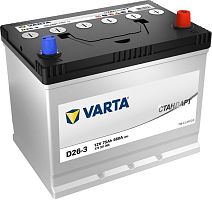Автомобильный аккумулятор Varta Стандарт D26-3 6СТ-75.0 VL 575 301 068 (75 А·ч)