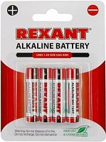 Батарейки Rexant AAA/LR03 4шт 30-1012