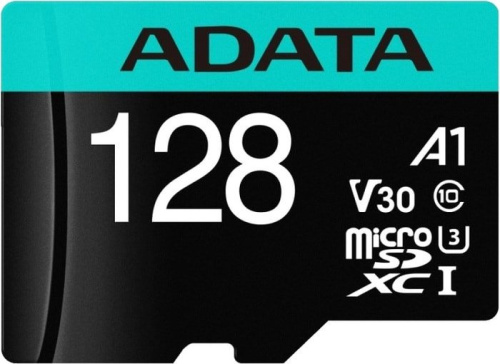 Карта памяти A-Data Premier Pro AUSDX128GUI3V30SA2-RA1 microSDXC 128GB (с адаптером) фото 4