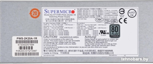 Блок питания Supermicro PWS-2K20A-1R фото 5
