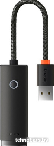 USB-хаб Baseus Lite Series 4-Port USB-A WKQX030001 (0.25 м, черный) фото 3