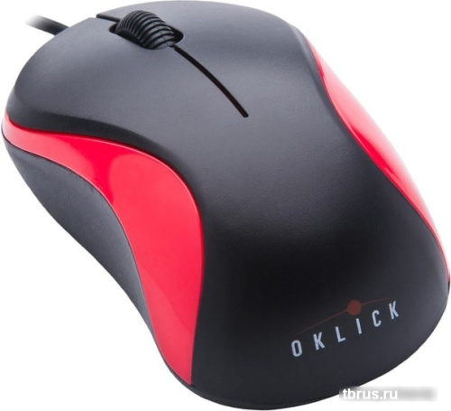 Мышь Oklick 115S (черный/красный) фото 6