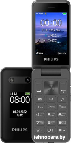 Кнопочный телефон Philips Xenium E2602 (темно-серый) фото 3