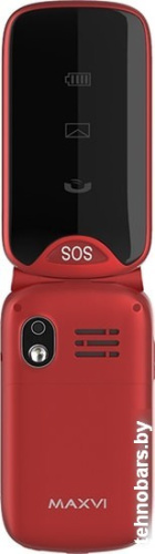 Мобильный телефон Maxvi E6 (красный) фото 5