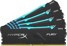 Оперативная память HyperX Fury RGB 4x16GB DDR4 PC4-24000 HX430C15FB3AK4/64