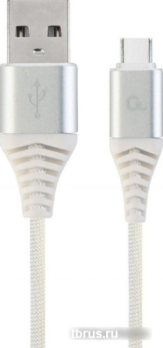 Кабель Gembird CC-USB2B-AMCM-1M-BW2 USB Type-A - USB Type-C (1 м, белый) фото 3