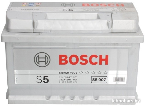 Автомобильный аккумулятор Bosch S5 007 (574402075) 74 А/ч фото 5