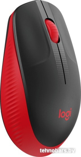 Мышь Logitech M190 (черный/красный) фото 4