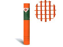 Стеклосетка штукатурная 5х5, 1мх50м, 160, оранжевая, DIY (разрывная нагрузка 1300Н/м2) (LIHTAR) (4814273000744)