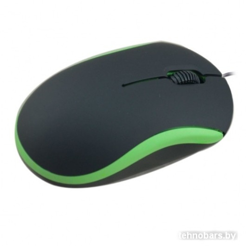 Мышь Ritmix ROM-111 (черный/зеленый) фото 4