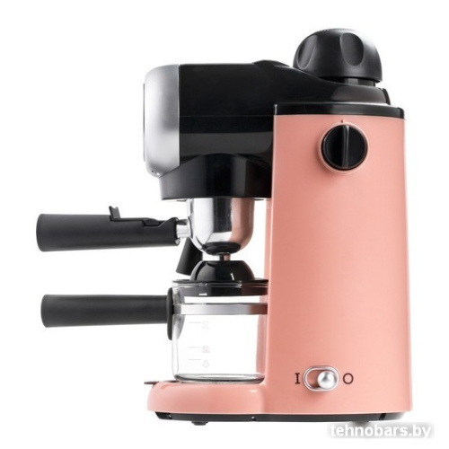 Рожковая бойлерная кофеварка Galaxy Line GL0755 (коралловый) фото 4