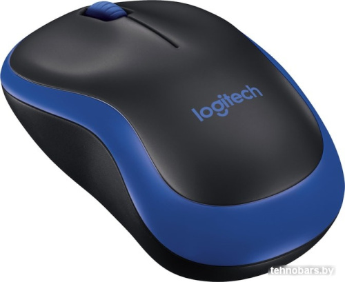 Мышь Logitech M185 (черный/синий) фото 5