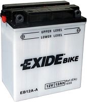 Мотоциклетный аккумулятор Exide EB12A-A (12 А·ч)