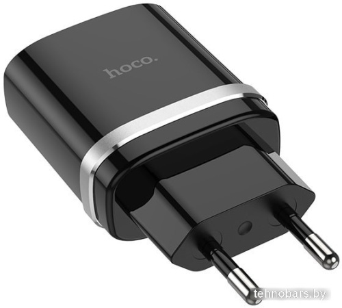 Сетевое зарядное Hoco C12Q Smart (черный) фото 4