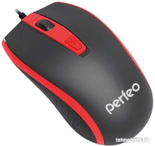 Мышь Perfeo PF-383-OP Profil (черный/красный) фото 3