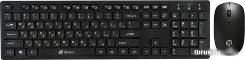 Клавиатура + мышь Oklick 240M (черный) фото 3