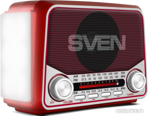 Радиоприемник SVEN SRP-525 (красный) фото 4