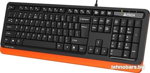 Клавиатура A4Tech Fstyler FKS10 (черный/оранжевый) фото 5
