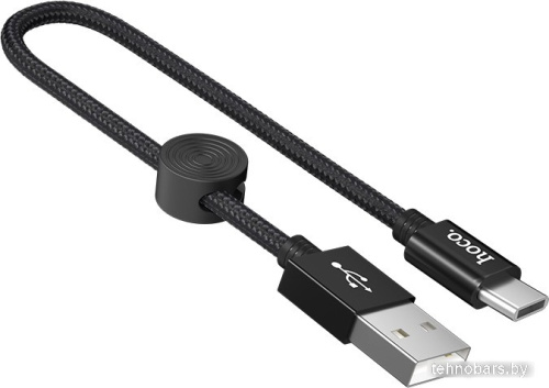 Кабель Hoco X35 USB Type-A - USB Type-C (0.25 м, черный) фото 4