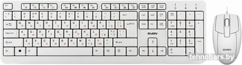Клавиатура + мышь SVEN KB-S330C (белый) фото 3
