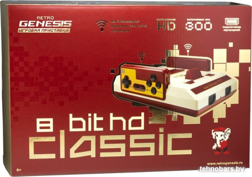 Игровая приставка Retro Genesis 8 Bit HD Classic (2 геймпада, 300 игр) фото 3