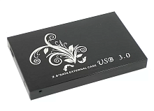 Бокс для жесткого диска 2,5" алюминиевый USB 3.0 DM-2512 черный