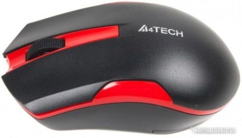 Мышь A4Tech G3-200N (черный/красный) фото 4